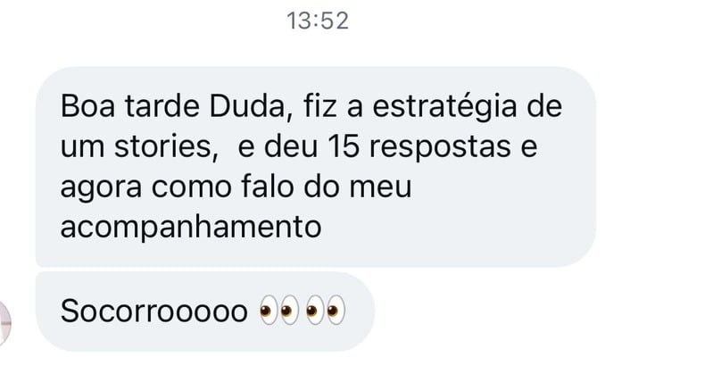 Depoimento Aluna Desafio